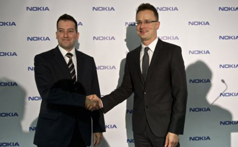 Szijjártó Péter: Az állam támogatja Nokia magyarországi munkahelyteremtő beruházását